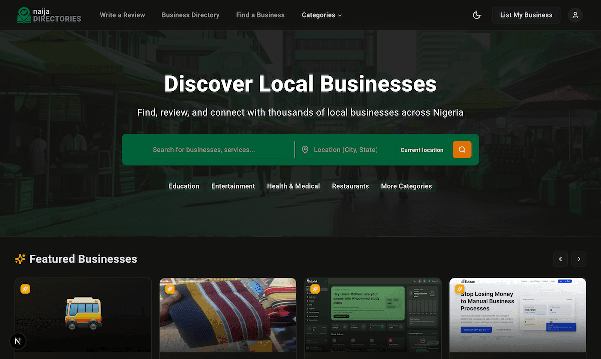 NaijaDirectories detail