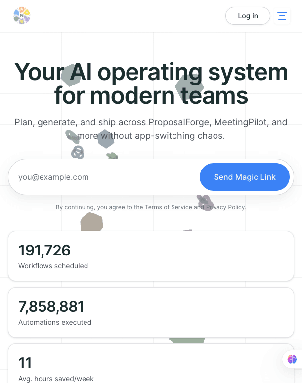 Namesive mobile view